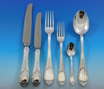 Luigi XVI by Calegaro Italy 800 Silver Flatware Set Service 24 pcs Dinner