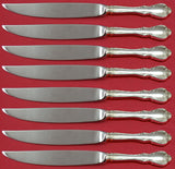 Legato by Towle Sterling Silver Steak Knife Set 8pc Not Serrated Custom