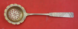 Square Handled Engraved by Seymour Sterling Silver Sugar Sifter GW 6 3/4"