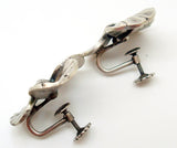 La Paglia International Sterling Leaf Earrings #239 (#J3101)