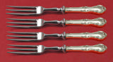 Joan of Arc by International Sterling Silver Fruit Fork Set 4-Pc HHWS 6" Custom