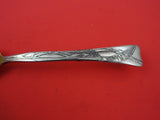 Lap Over Edge Acid Etched by Tiffany & Co Sterling Ice Cream Fork grass 5 3/4"
