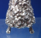 Rose by Stieff Sterling Silver Salt and Pepper Shaker Set 2pc #12A (#5097)