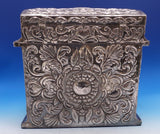 Repousse by Unknown Sterling Silver Jewelry Casket Top Opens w/6 Drawers (#7951)
