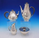 Directional by Gorham Sterling Silver Tea Set 4pc #1301 (#3677) Modernism