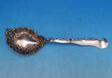 Shiebler Sterling Silver Ice Spoon GW 9 1/4" with Unique Spoon Rest (#9295)