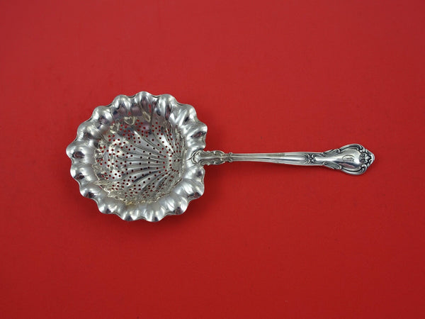 Chantilly by Gorham Sterling Silver Tea Strainer FH AS with leaf bowl 7"