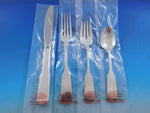 Old English Tipt by Gorham Sterling Silver Flatware Set Service 24pc Place New