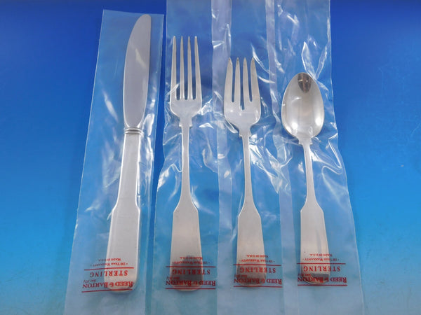Old English Tipt by Gorham Sterling Silver Flatware Set Service 24pc Place New
