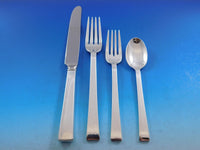 Continental by Tuttle Sterling Silver Flatware Set for 12 Service 95 pcs Dinner
