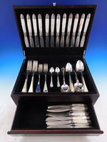 Arts & Crafts by Albert & Andre Calle French 950 Silver Flatware Set Service