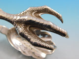 Lap Over Edge Acid Etched by Tiffany Sterling Silver Ice Tong Chicken Claw 8 1/2