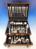 Old Maryland Engraved by Kirk Sterling Silver Flatware Set for 12 Service 87 pcs