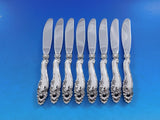 Decor by Gorham Sterling Silver Butter Spreader HH modern Set of 8 pcs 6 1/4"