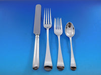 Round English by James Robinson Sterling Silver Flatware Set Dinner 126 pieces