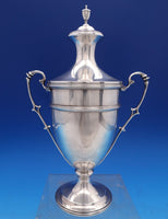 Crichton Bros English Estate Sterling Silver Covered Urn 10" Circa 1922 (#8429)