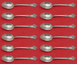 Chateau Rose by Alvin Sterling Silver Teaspoon Set 12 pieces 6"