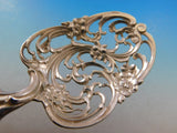 Tiffany & Co. Sterling Silver Ice Spoon with Pierced Flowers 7 3/4"
