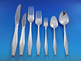 Diamond by Reed and Barton Sterling Silver Flatware Set Service 96 pieces Modern