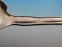Lap Over Edge Acid Etched by Tiffany Sterling Silver Fish Server Butterflies 13"