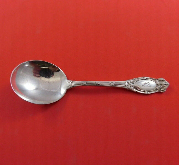 Abbottsford by International Sterling Silver Bouillon Soup Spoon 5" Antique