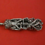 Adam and Eve by Yaakov Heller Sterling Silver Cake Knife Serrated 12 1/2"
