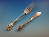 Grand Victorian by Wallace Sterling Silver Flatware Set For 12 Service 54 Pieces