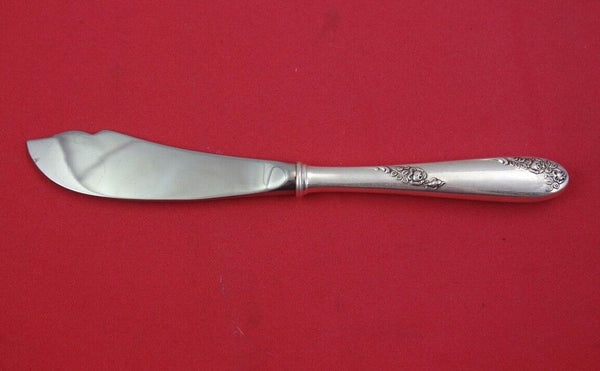 Sweetheart Rose by Lunt Sterling Silver Master Butter hollow handle 6 3/4"