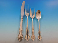 Pirouette by Alvin Sterling Silver Flatware Set For 12 Service 64 Pieces