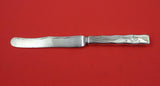 Lap Over Edge Acid Etched by Tiffany & Co Sterling Dessert Knife foliage 7 1/2"