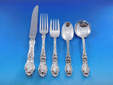 Lily aka Floral by Frank Whiting Sterling Silver Flatware Set 8 Service 40 pcs