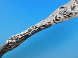 Hizen by Gorham Sterling Silver Fish Server Bright-cut Flowers on Blade 11 3/4"