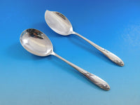Rosecrest by Alvin Sterling Silver Flatware Set for 8 Service 56 pcs Dinner