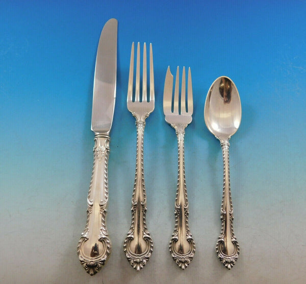 English Gadroon by Gorham Sterling Silver Regular Size Place Setting(s) 4-Piece