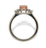 14k Gold 1.19ct Precious Genuine Natural Topaz and .17ct Diamond Ring (#J7113)