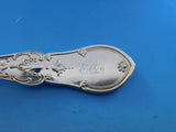 Dew Drop by Shiebler Sterling Silver Berry Spoon Pie Crust Edge Embossed Bowl 9"