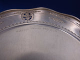 Rose Point By Wallace Sterling Silver Wavy Edge Dessert Plate #4600-9 (#4159)