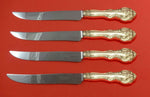 La Scala by Gorham Sterling Silver Steak Knife Set 4pc Large Texas Size Custom