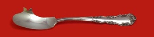 Wild Rose Old By International Sterling Silver Cheese Knife w/ Pick FH 6" Custom