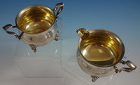 Georgian by Poole Sterling Silver Sugar and Creamer Set 2pc (#2541)