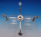William Plummer English Georgian Sterling Silver Warming Stand w/ Burner (#8009)