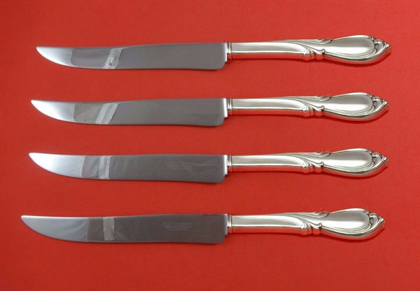 Rhapsody New by International Sterling Silver Steak Knife Set Texas Sized Custom