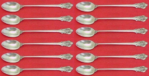 Grande Baroque by Wallace Sterling Silver Iced Tea Spoon 7 5/8" Set of 12 pieces