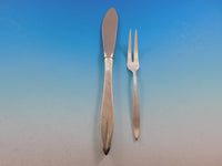 Gossamer by Gorham Sterling Silver Flatware Set for 12 Service 97 pieces Matte