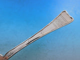 Lap Over Edge Etched by Tiffany & Co. Sterling Dinner Fork Geometric
