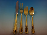 Shenandoah Gold by Wallace Sterling Silver Flatware Service Set For 12 Vermeil