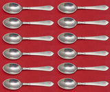 Continental by Georg Jensen Sterling Silver Teaspoon Set of 12 pcs 5 1/2"