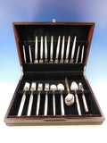 Trenza by Celsa Mexico Sterling Silver Flatware Set Service Mid Century Modern