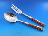 Talisman Sienna Brown by Christofle Silverplate Flatware Service Set 41 pieces