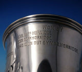 John and Henry Lias English Sterling Silver Mug Gold Washed w/Presentation #5861